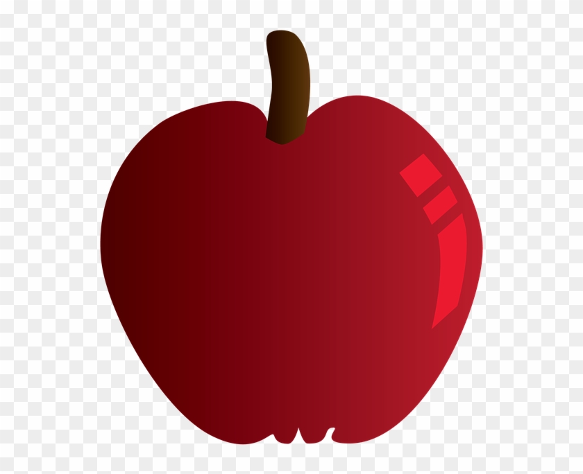 Red Apple Fruits Png Transparent Images Clipart Icons - Quả Táo Hoạt Hình #41504