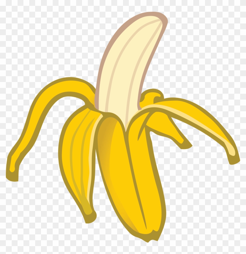 Free Clipart Of A Banana - Cute Banana Drawing #41531