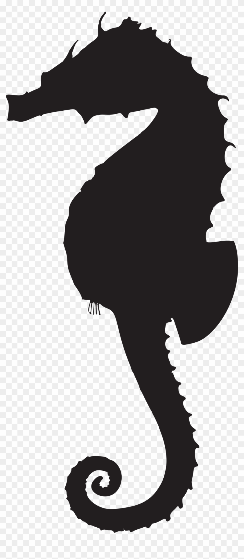 Clipart - Sea Horse Silhouettes #41575