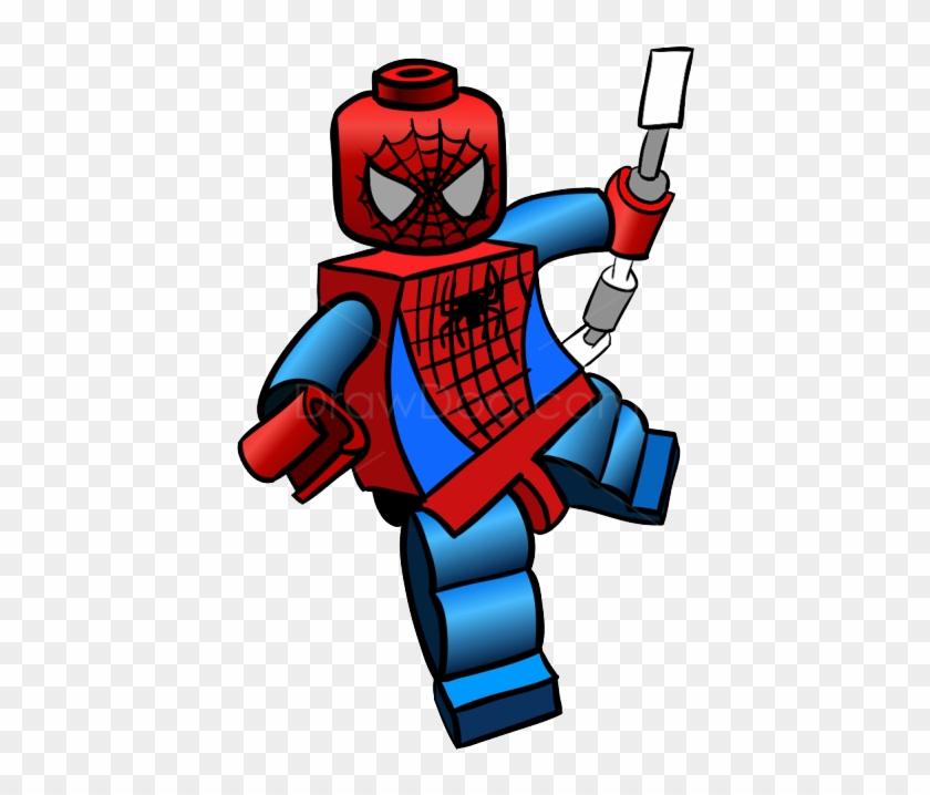 Spiderman Clipart Image - Super Heroes Lego Png #41587