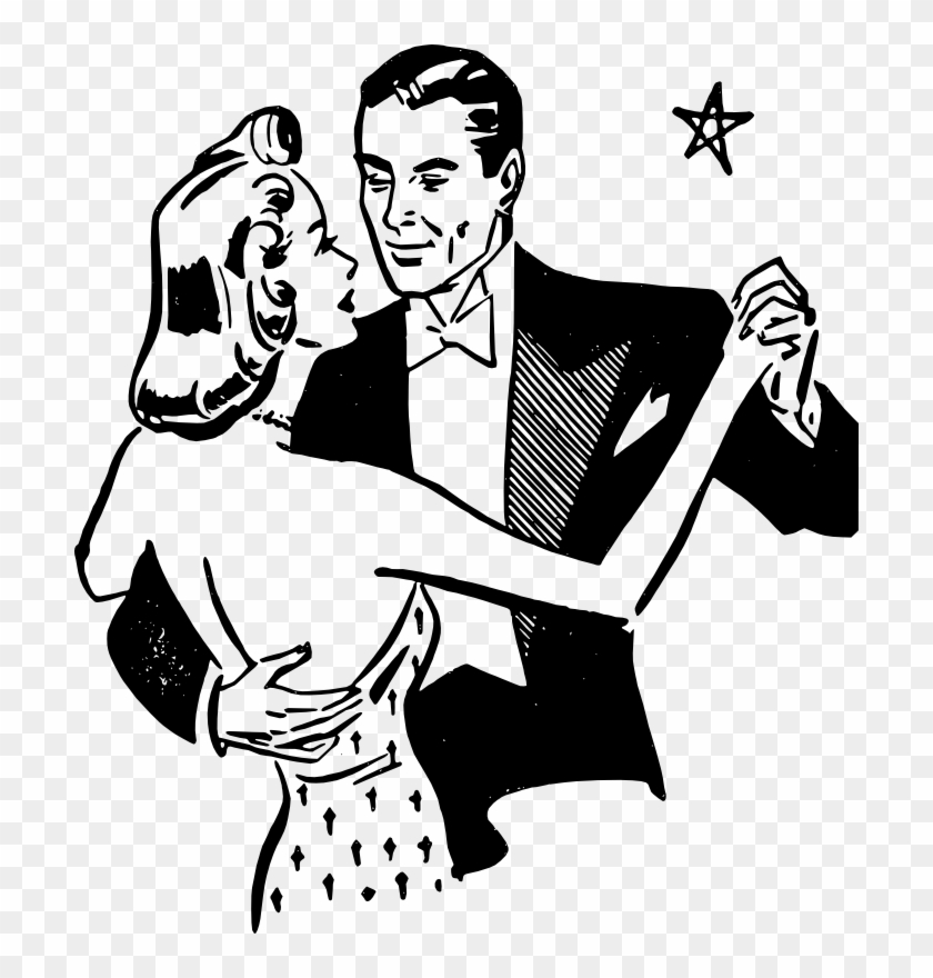 Clipart - Dancing Couple - Funny Grammar Memes #41614