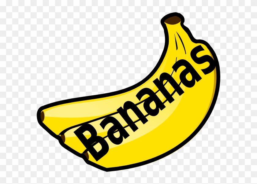 Bananas With Spelling Clip Art - Bananen Clipart #41629