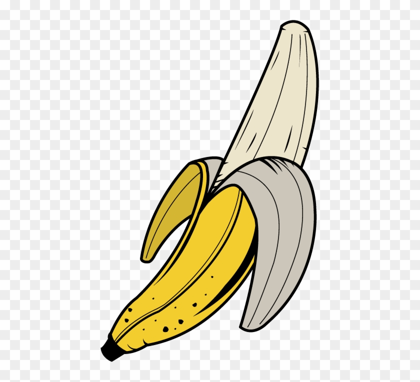 Banana Png Gif - Banana Black And White #41723