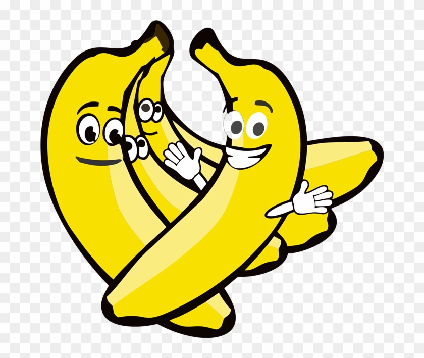 Banana Clipart Yellow Thing - Cartoon Bananas With Faces - Free Transparent  PNG Clipart Images Download