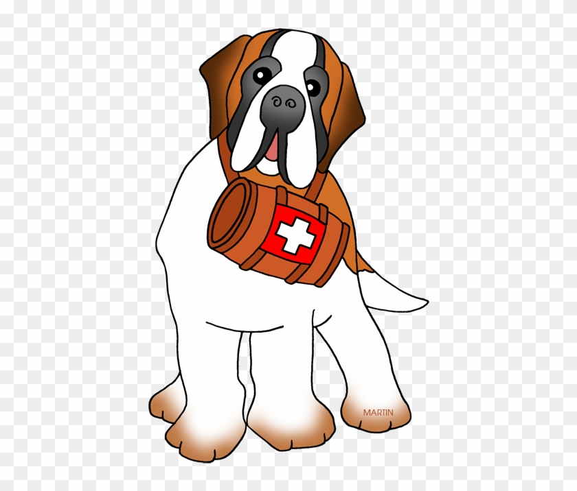 Bernard Dog - St Bernard Dog Clipart #41897