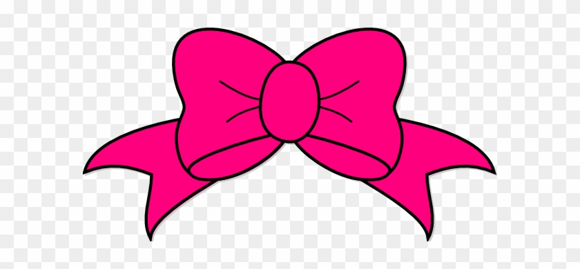 Print Save This Clip Art - Pink Bow Clipart #42042