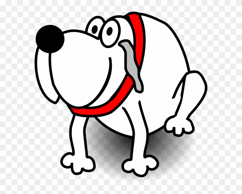 Gardian Dog White Clip Art - White Dog Clipart #42056