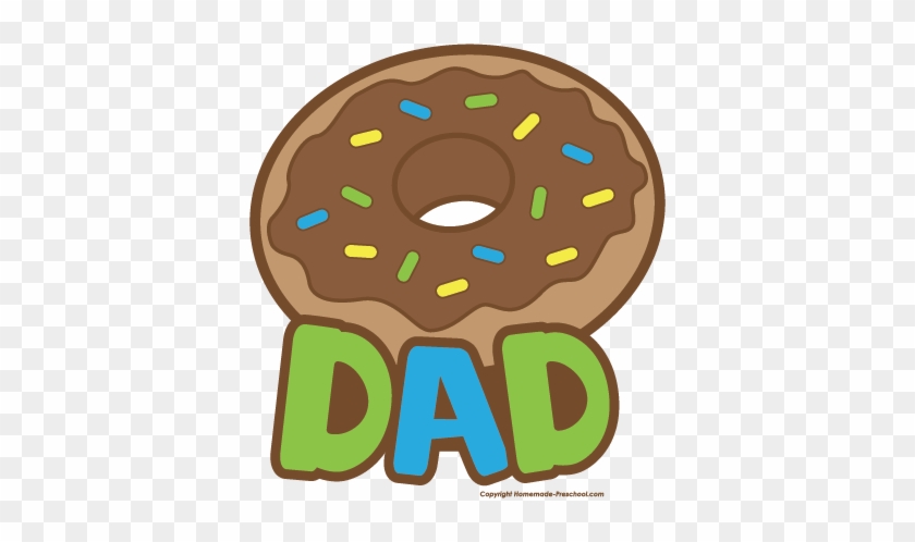 Kind Dad Clipart - Donuts For Dad Clipart #42091