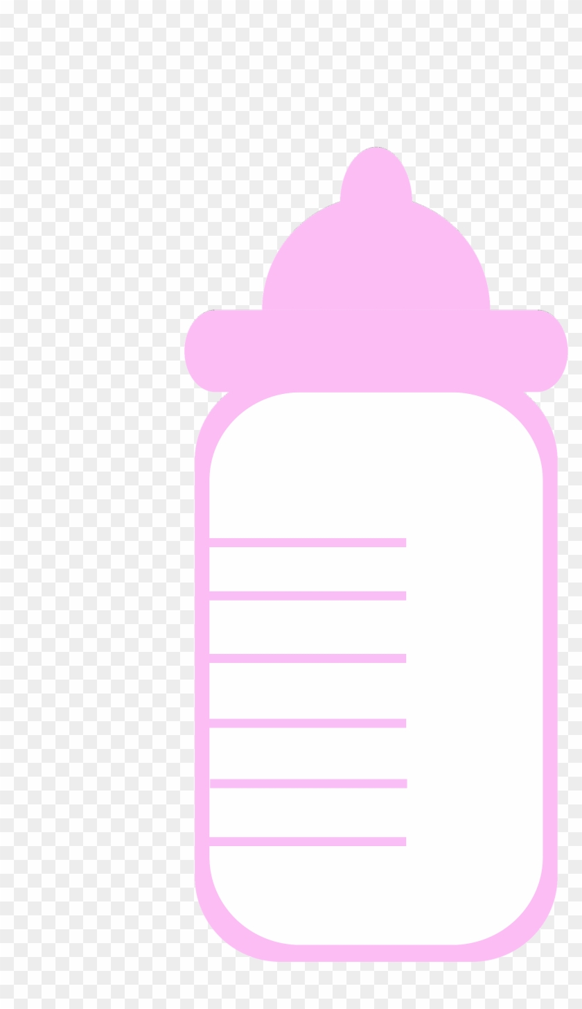 Pink Baby Bottle Clip Art For A Shower Clipart Big - Clip Art #42215