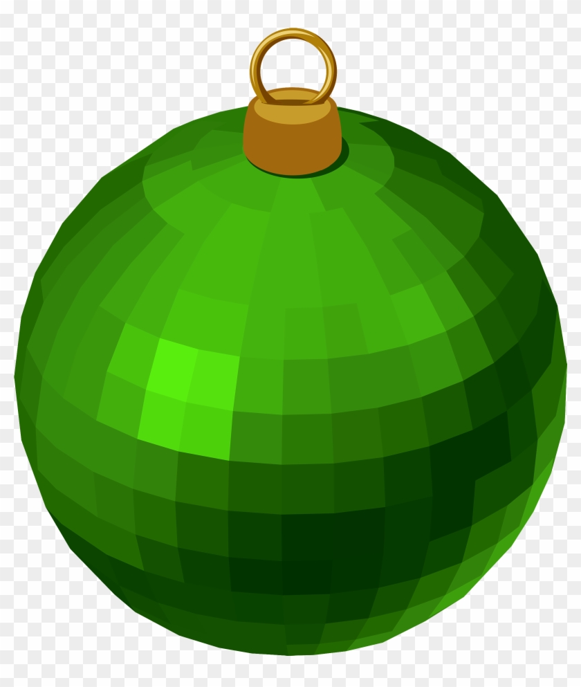 Green Modern Christmas Ball Png Clipart - Circle #42286