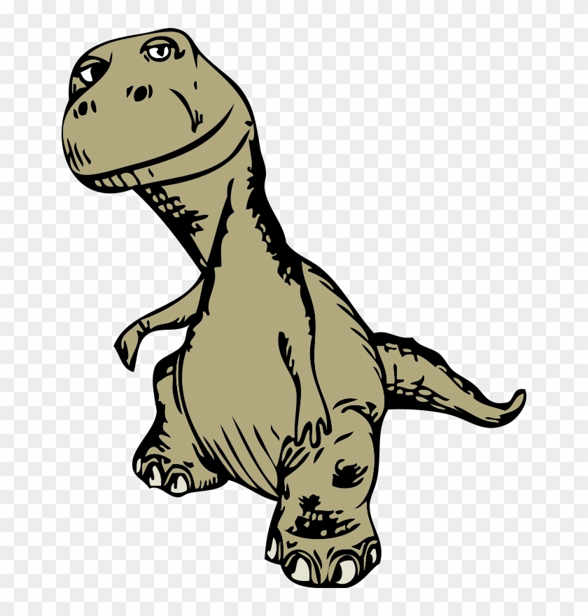 Free T-rex Sketch Clip Art - Animal Figure #42481