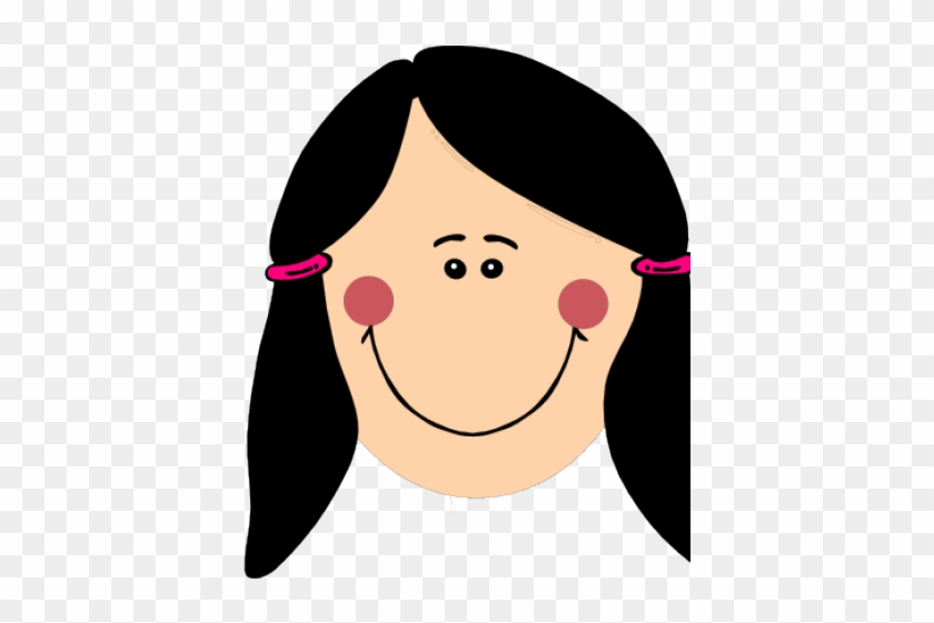 Girl Face Clipart - Cartoon #42680