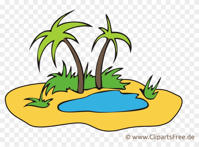 Clipart Insel - Oasis Clipart #42769