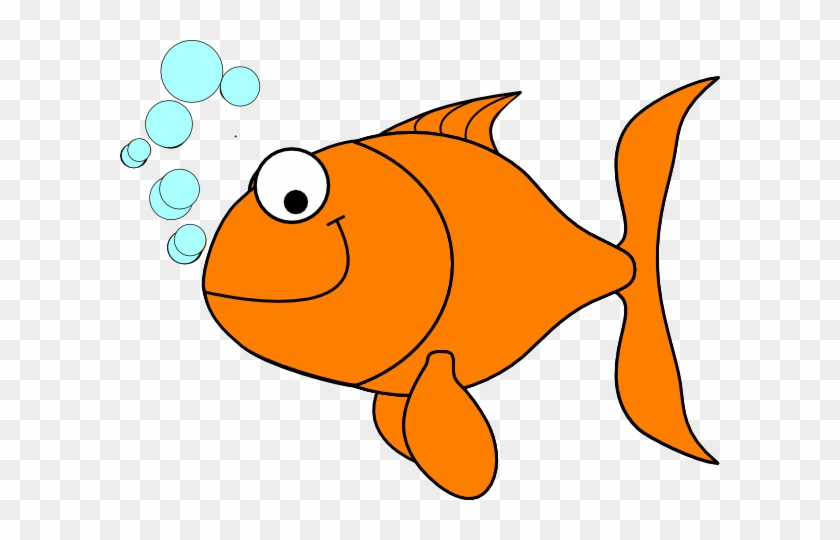Exclusive Ideas Gold Fish Clip Art Goldfish At Clker - Fish Clip Art #42813