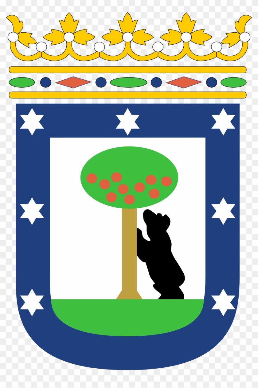 A Strawberry Tree Of Vert Fructed Of Gules - Escudo De Madrid #42844