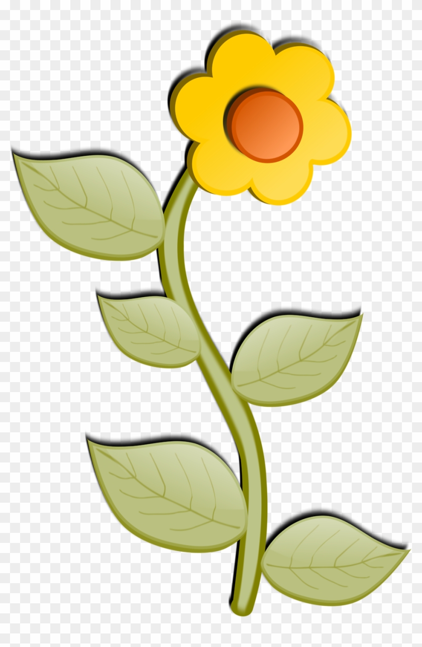 Flower Clipart Png File Tag List, Flower Clip Arts - Cartoon Flowers Transparent Background #42906