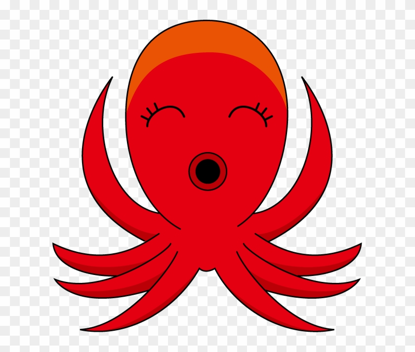 Octopus Clipart Free Images Png - Squid Clipart Png #42939