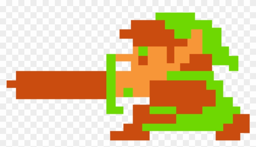 Zelda Clipart Original Link Legend - Link Legend Of Zelda 8 Bit #42962