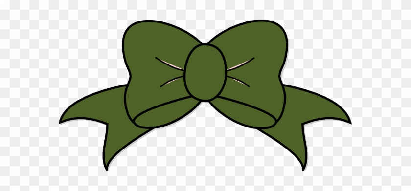 Transparent Christmas Bow Clip Art - Green Christmas Bow Clip Art #42979
