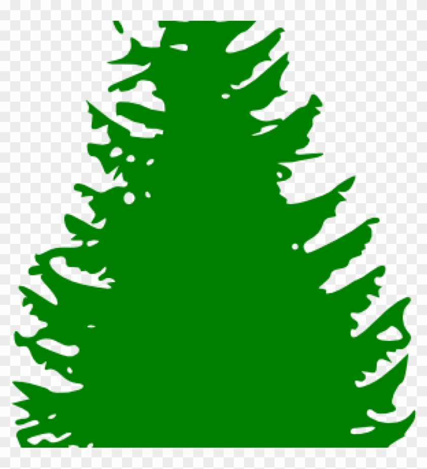 Pine Tree Clip Art Pine Tree Green Clip Art At Clker - Pine Tree Silhouette Vector #43215