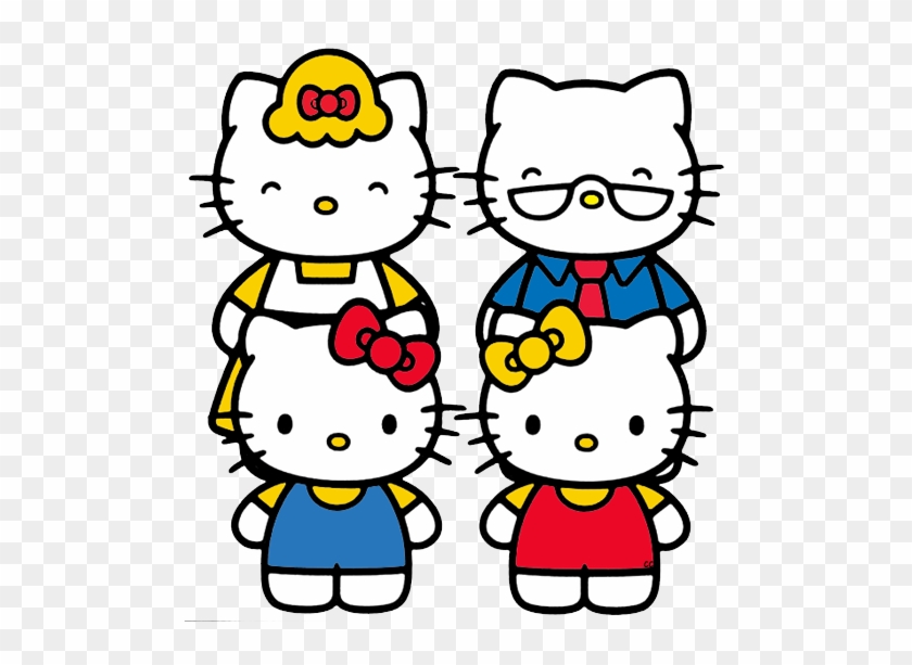 Fifi Hello Kitty Posing For Picture With Family - Hello Kitty And Family #43268