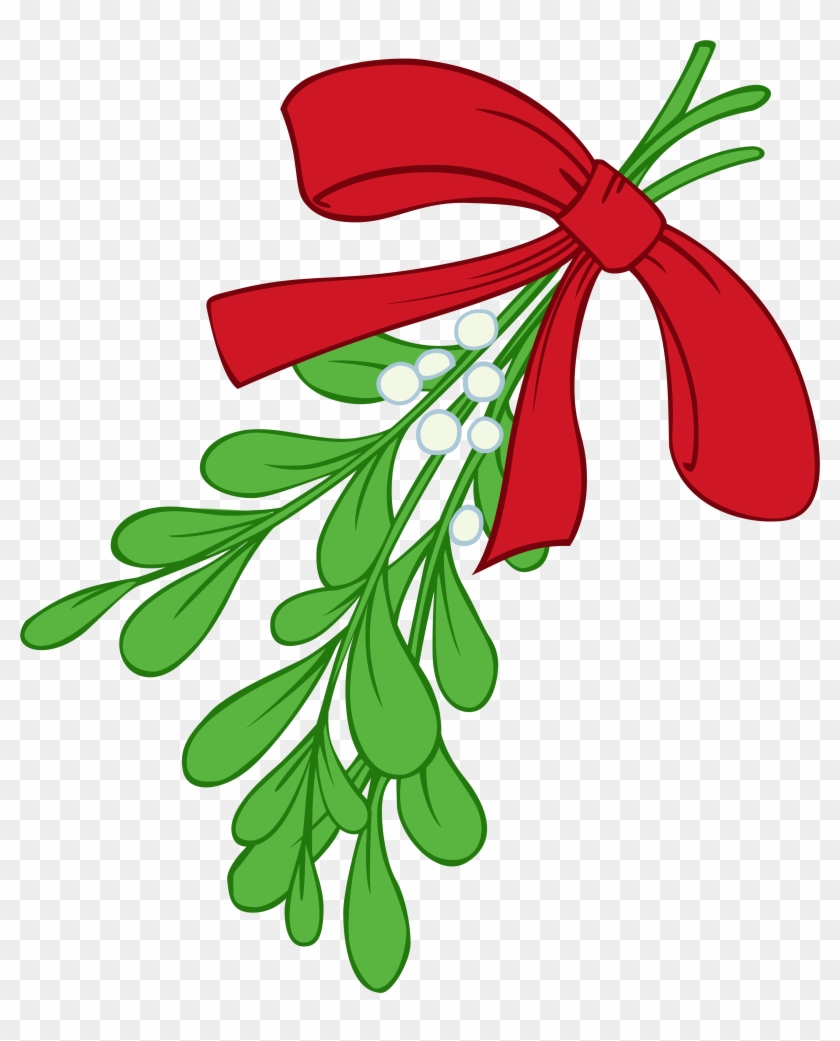 How To Draw A Mistletoe - Mistletoe Clipart #43297