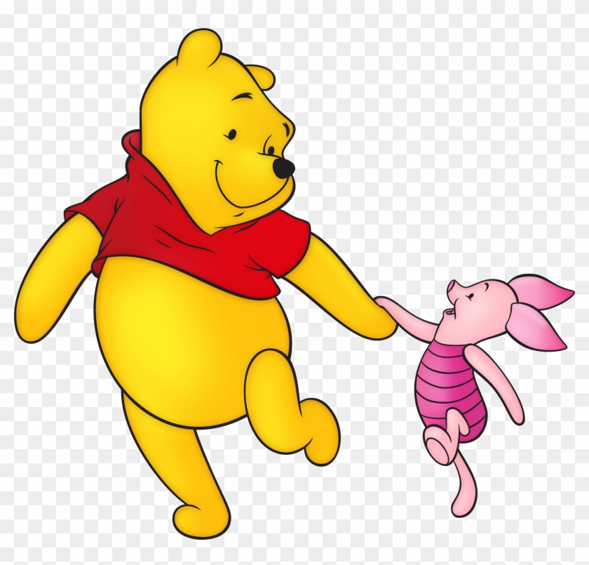 Winnie The Pooh And Piglet Free Png Clip Art Image - Winnie The Pooh And Piglet Free Png Clip Art Image #43405