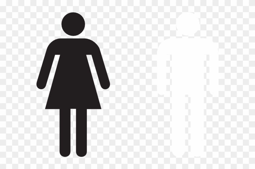 This Free Clip Arts Design Of Hombre Y Mujer Icon - Bathroom Sign Png #43435