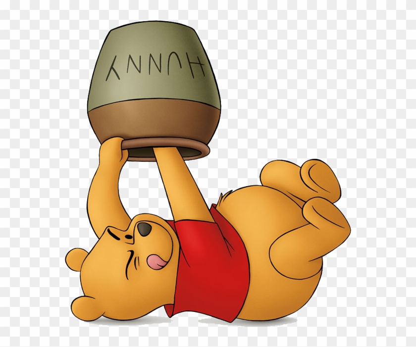 Winnie-the-Pooh Honeypot Jar PNG - bee, beehive, cartoon, clip art, food