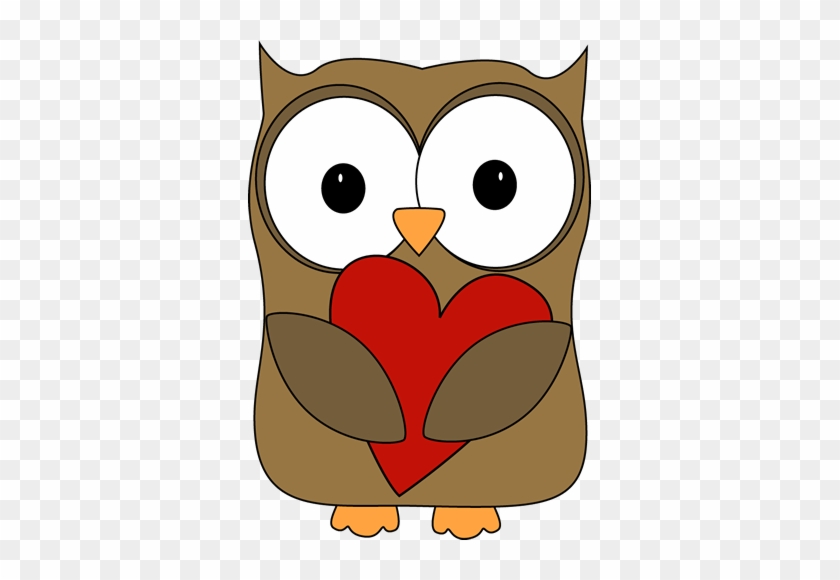 Clip Arts Related To - Valentine Owl Clipart #43501
