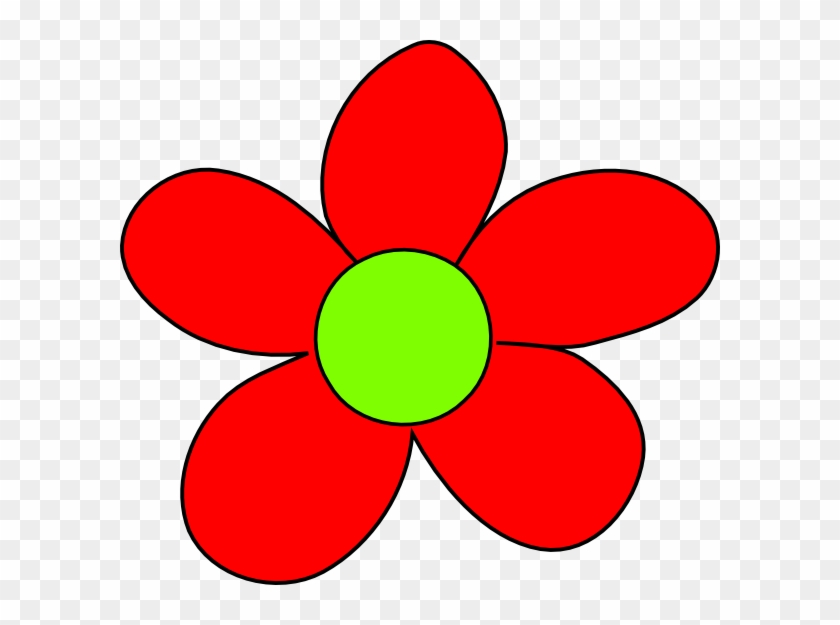 Red Flower Clipart - Red Flower Clip Art #43517