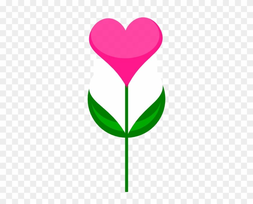 Heart With Flowers Clipart #43574