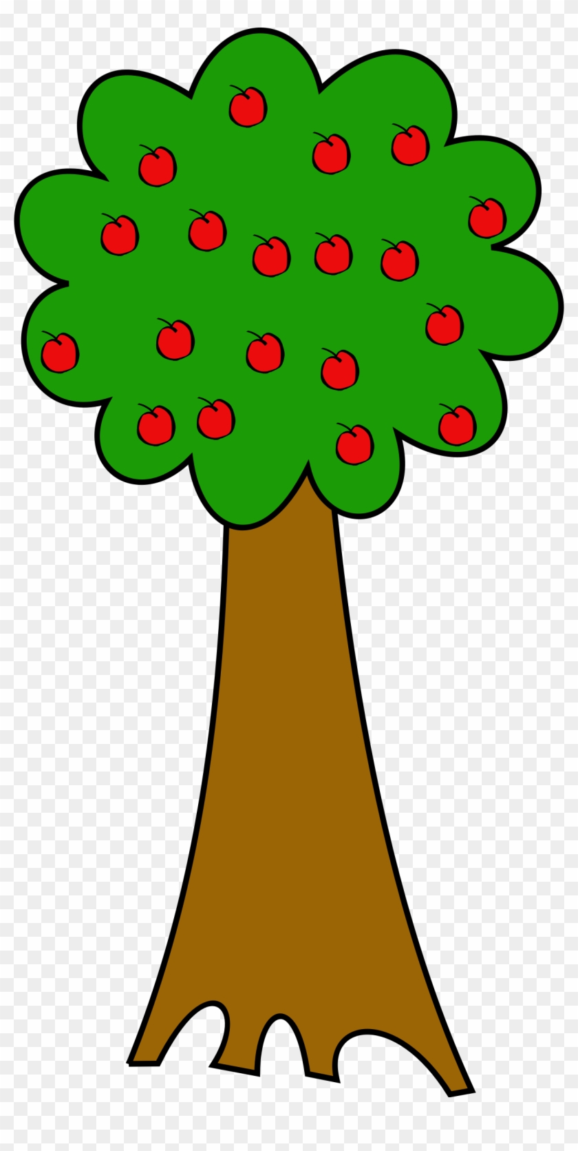 Apple Trees Clip Art - Tree With Fruits #43751