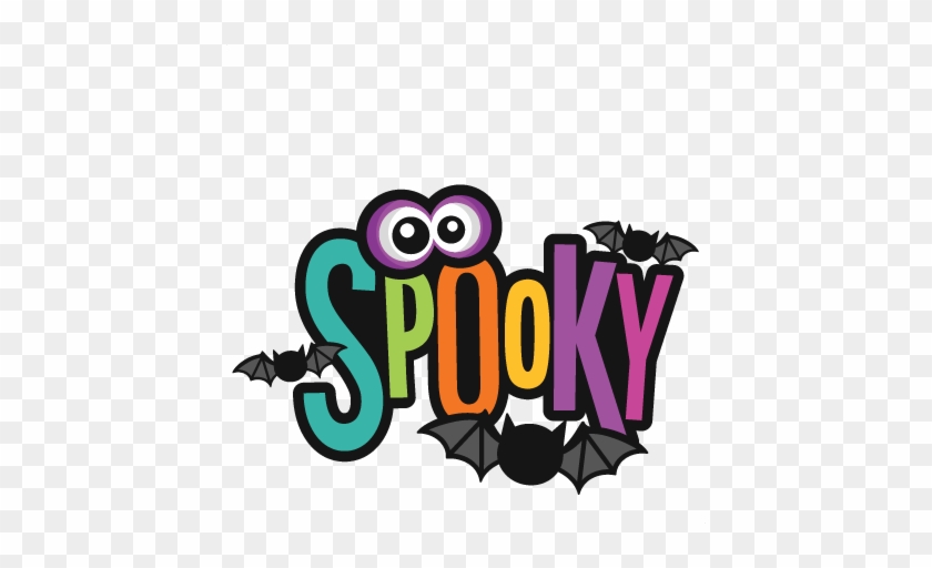 Gorgeous Design Ideas Spooky Clipart Title Svg Scrapbook - Spooky Title #43799