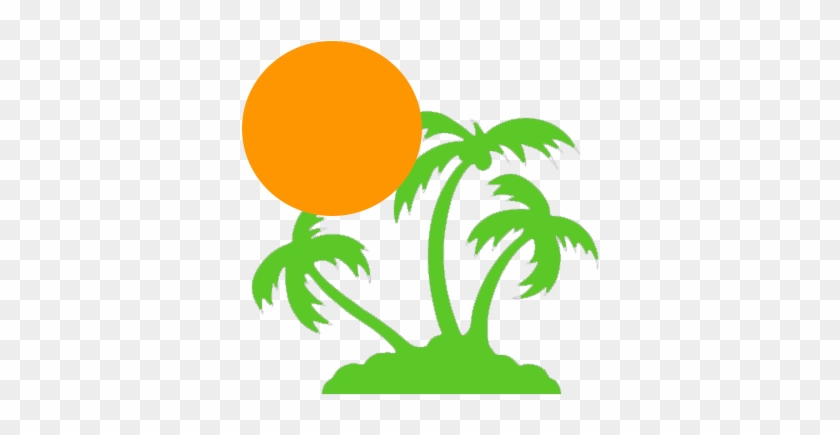 About Us - Palm Tree Decal #43882