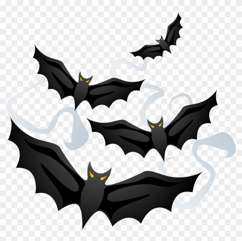 Bat Clipart Creepy - Creepy Halloween Png #43932