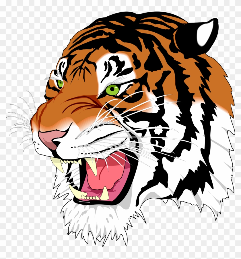 Tiger Cartoon Images Jokes - Tigre .svg #43971