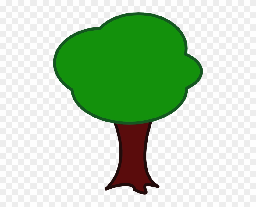 How To Set Use Green Tree, Brown Trunk Svg Vector - Tree Clip Art #44096