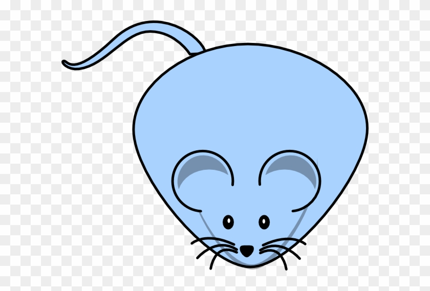 Fat Blue Male Mouse Clip Art - Fat Mouse Clipart #44302