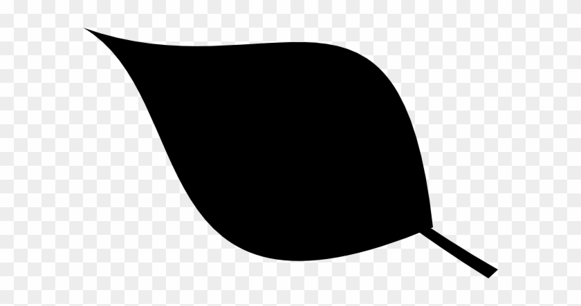 Leaf Silhouette Clip Art - Leaf Silhouette Clip Art #44356