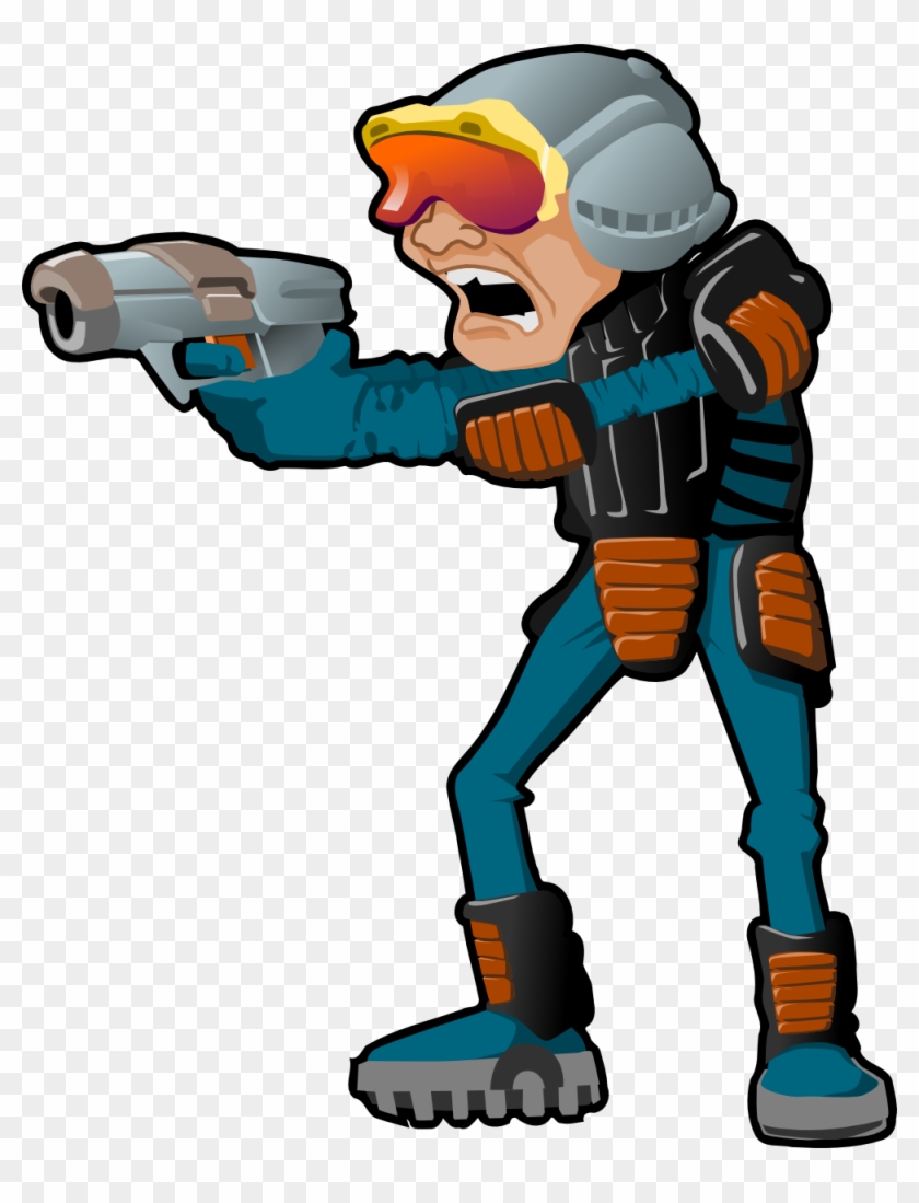 Free Space Police Clip Art Clipartix - Sci Fi Clipart #44516