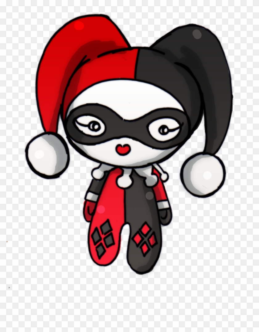 Harley Quinn Clipart Baby - Harley Quinn Drawing Cute #241175