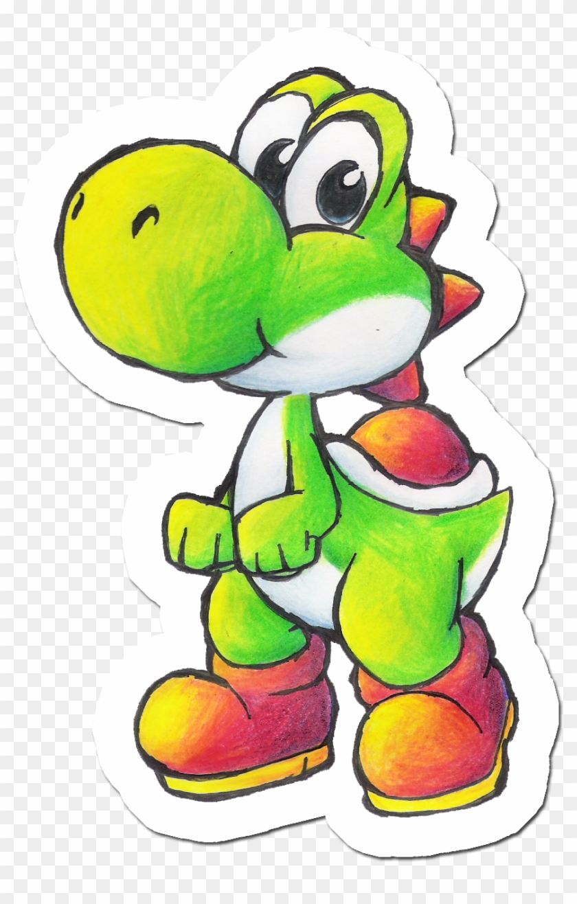 Drawing By Foxeaf On Deviantart - Yoshi Drawing #241212