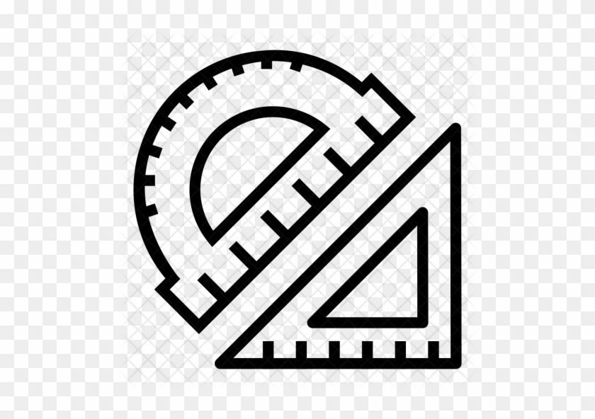 Geometry Icon - Protractor #241255