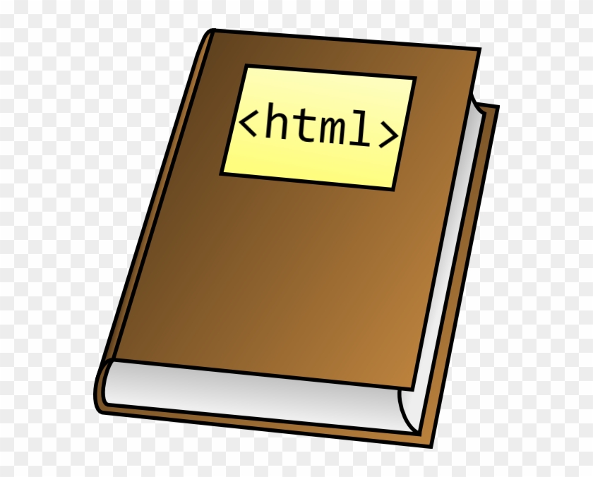 Html Button Concept - Book Clip Art #241287