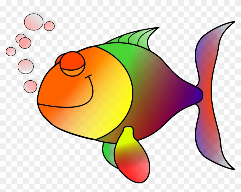Fish Happily Asleep - Fish Clipart #241308