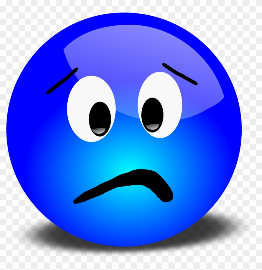 Blue Smiley Face Png - Blue Smiley Face #241313