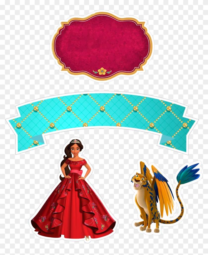 Topo De Bolo Princesa Elena De Avalor - Topo De Bolo Princesa Elena De Avalor #241353