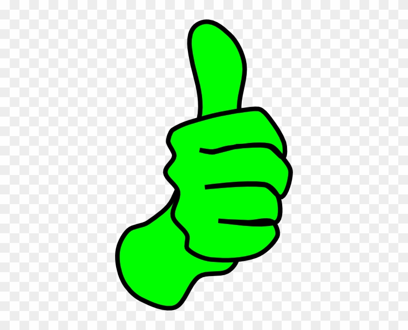 Clip Arts Related To - Green Thumbs Up Sign #241382