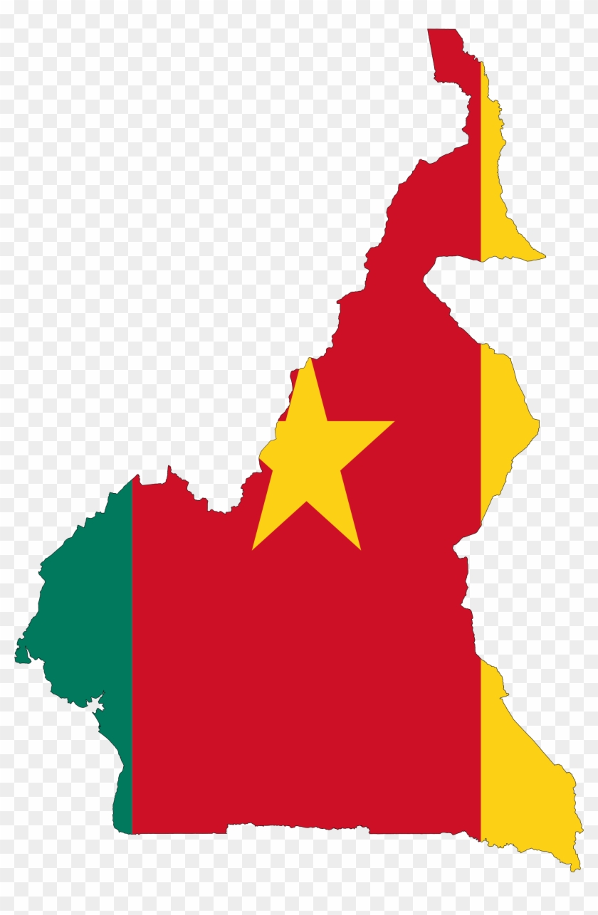 Cameroon Clip Art - Cameroon Map Capital City #241413